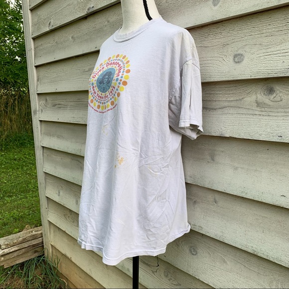 True Vintage 70s Thrashed Disco Dance-A-Thon Short Sleeve Crewneck Graphic Tee - Picture 3 of 16